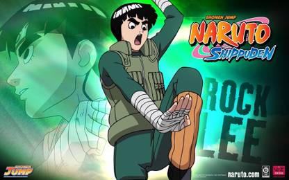 Akhuratha Anime shippuden-naruto-turnlol-fresh-rock-lee-images Wall Poster Paper Print