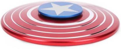 S.Blaze Amazing Metal Rounded Captain America Avenger Shield Fidget Spinner Toy for Kids & Adults