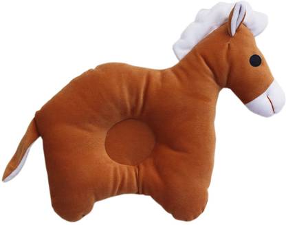 AMARDEEP Brown Horse Baby Pillow 35*25cms  - 25 cm