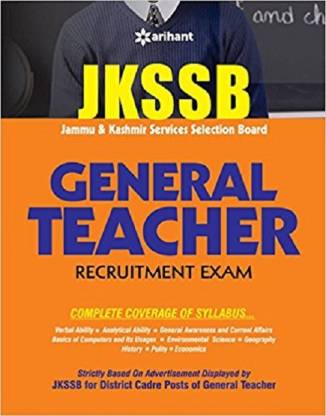 Jkssb General Teacher Recruitment Exam 2018