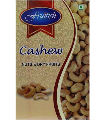 Fruitish Whole Natural Kaju 500 grams Cashews