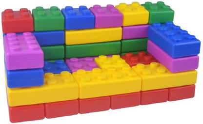 VSHINE Mega Blocking Blocks - Large Blocks of Construction Assembly - 26 Units - Big Size Blocks