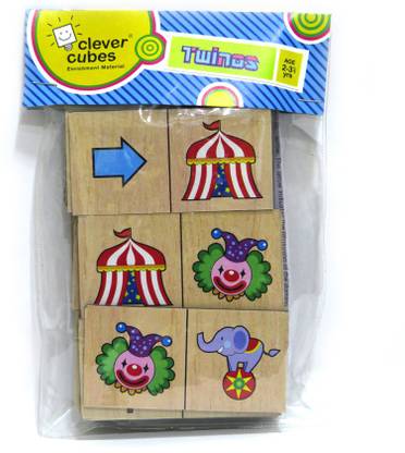 Clever Cubes Twinos Educational Board Games