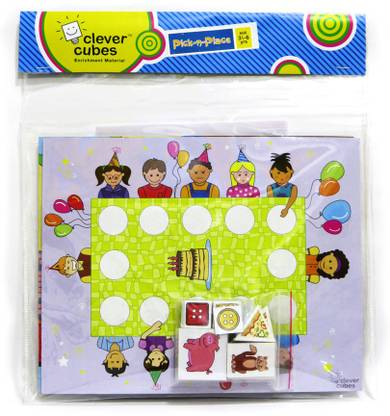 Clever Cubes Pick-n-place Party & Fun Board Game