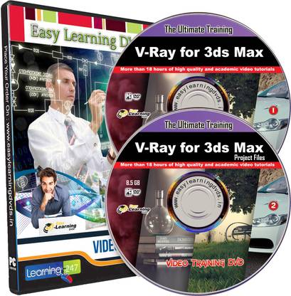 Easy Learning The Ultimate Training V-Ray for 3ds Max with project files Video Training Tutorial DVD