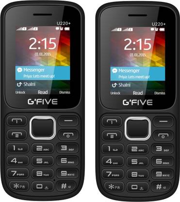 GFive U220+ Combo of Two Mobile