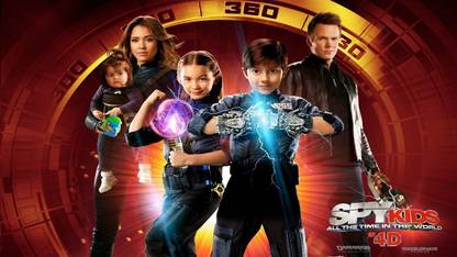 ASHD -spy-kids-all-the-time-in-the-world Wall Poster Paper Print