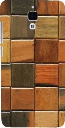 99Sublimation Back Cover for Redmi Mi 4, Xiaomi Redmi Mi 4 Mi4 Wooden Check Pattern 3D D1335