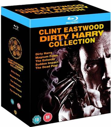Clint Eastwood Dirty Harry Collection - 5 Movies: Dirty Harry + Magnum Force + The Enforcer + Sudden Impact + The Dead Pool (5-Disc Box Set) (Region Free + Slipcase Packaging + Fully Packaged Import)