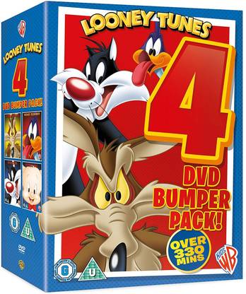 Looney Tunes 4 Movies Collection: Wile E. Coyote + Road Runner + Sylvester + Porky Pig (4-Disc Box Set) (Slipcase Packaging + Fully Packaged Import) (Region 2)