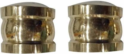SPYCLOUD Brass Customized Set of Handle Bar Weight Matka For Royal Enfield Bike Handlebar Weights