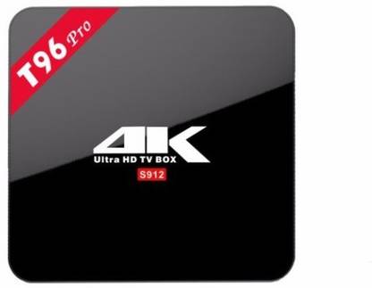 OVIO T96 Pro Android TV Box Amlogic S912 Octa-Core 3GB/16GB Android 6.0 KODI 16.0 WiFi 2.4G/5.8G LAN 1000M Bluetooth 4.1 Media Streaming Device