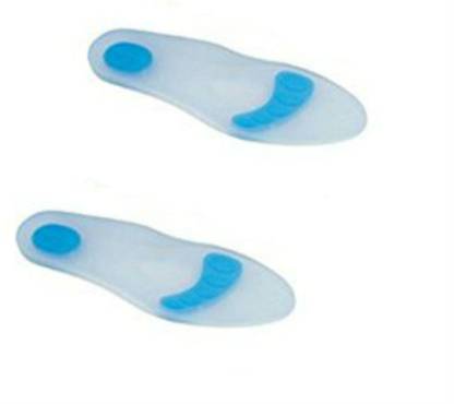 Shrih Silicon Pair Foot Insole Silicone Full Length Regular Shoe Insole