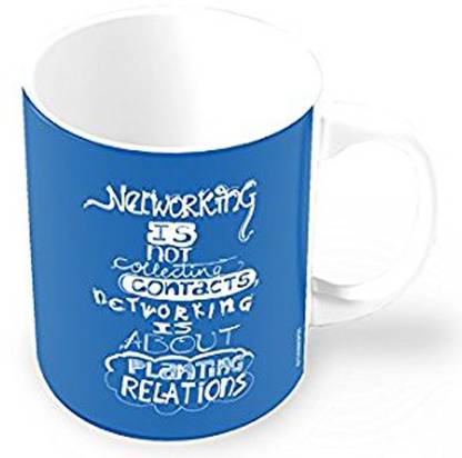 Rainbow Networking Ceramic Coffee Mug