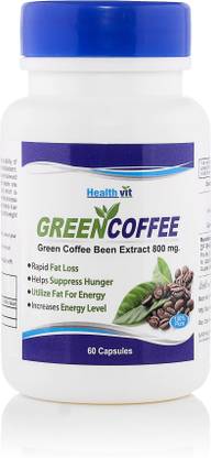HealthVit Green Coffee Bean Extract 800 mg 60 Capsules