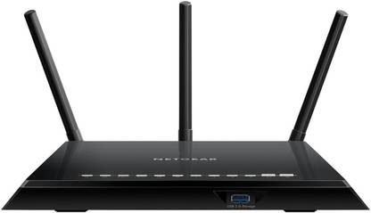 NETGEAR R6400 Router 2.4 GHz, 5 GHz 1750 Mbps Wifi Speed Dual Band External Antenna Ethernet (Cable Broadband)