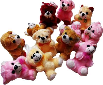 Santa Fe Creations Tiny Teddies Soft toys set (10 pieces)  - 13 mm