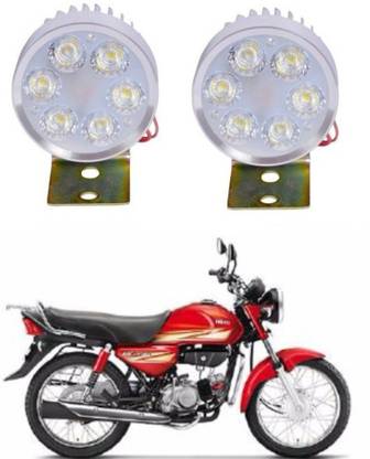AUTOGARH M26 6 LED FOG HEADLIGHT FOR HF Dawan Parking Light Motorbike LED for Hero (15 V, 60 W)