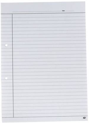 Shipra One Sided Ruled One Side Ruled Other Side Blank A4 160 gsm Project Paper