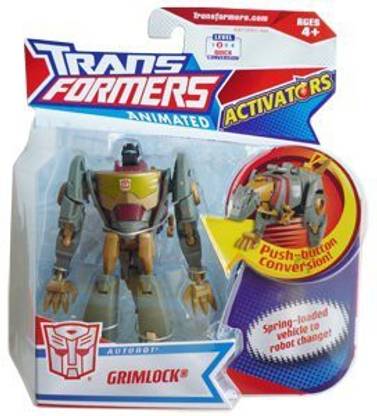 Hasbro Transformers Animated Activators Grimlock 4 Inch Tall Action Figure