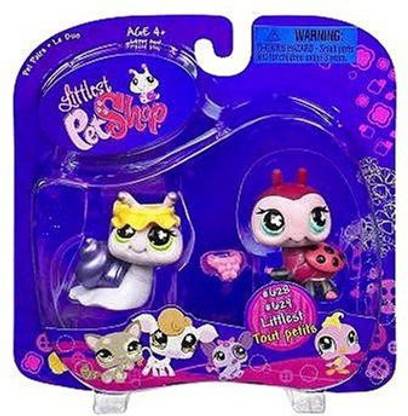 Littlest Pet Shop Ladybug And Snail 628 629 By Hasbro