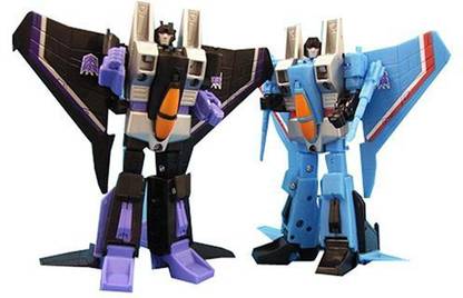 Tomy Transformers - Skywarp & Thundercracker - Robot Masters Edition