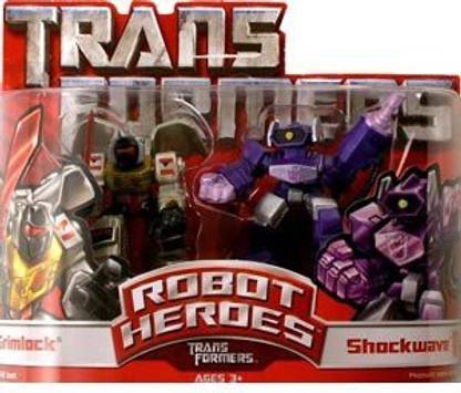 TRANSFORMERS Grimlock & Shockwave - Robot Heroes