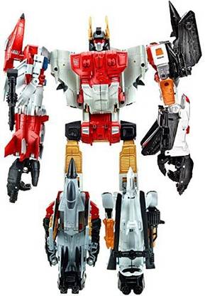 TRANSFORMERS Generations Combiner Wars Silverbolt, Alpha Bravo, Firefly, Skydive & Air Raid Action Figures [Superion]