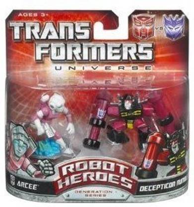 TRANSFORMERS Universe Robot Heroes-Arcee Vs Decepticon Rumble