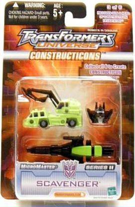 Hasbro Transformers Universe Micromasters Series 2 Constructicons Scavenger