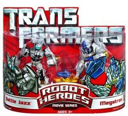 TRANSFORMERS Robot Heroes Movie Series - Battle Jazz And Megatron