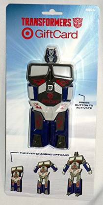 Target Optimus Prime Transforming Gift Card Collectible Toy - Transformers Age Of Extinction - Zero Balance