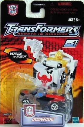 TRANSFORMERS Robots In Disguise Spy Changers Clear Ironhide