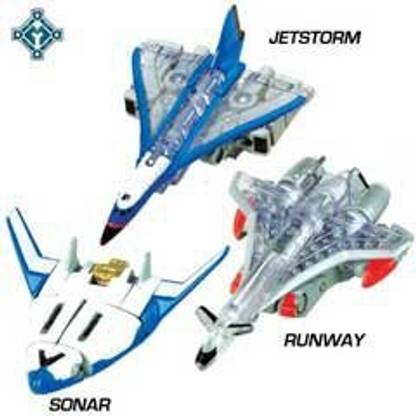 Hasbro Transformers Armada Air Defense Mini-Con Team: Jetstorm, Runway, And Sonar