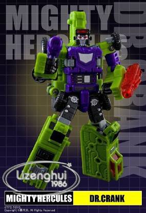 TFC Transformers Hercules Decepticons Devastator Constructicon Dr Crank