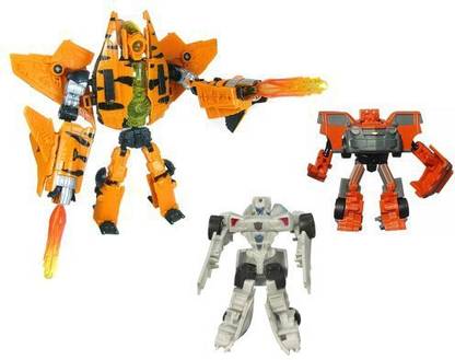 TRANSFORMERS Movie Series 2 "Revenge Of The Fallen" Exclusive 3 Pack Set Robot Action Figure - The Fury Of Fearswoop With Deluxe Class 6 Inch