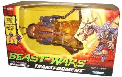 TRANSFORMERS Year 1997 Beast Wars Series Intermediate Level 6 Inch Tall Action Figure - Evil Predacon Air Assault And Reconnaissance Transqui