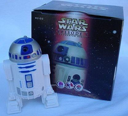 STAR WARS Episode 1 Talking R2-D2 Pizza Hut Toy