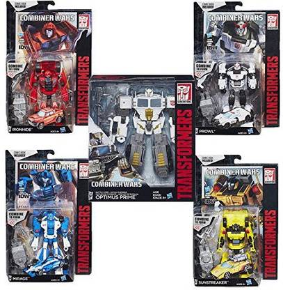 Bestgrey Transformers Hasbro Generations Combiner Wars Whole Set Mirage Prowl Sunstreaker Ironhide Optimus Prime