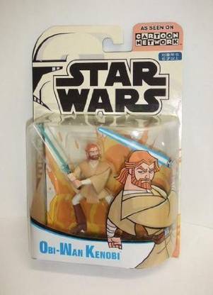 Tommy Direct Star Wars Clone Wars Animated Figures Obi-Wan Kenobi