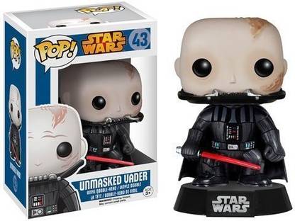 Funko Star Wars Darth Vader Unmasked Pop! Vinyl Bobble Head Figure 43 By
