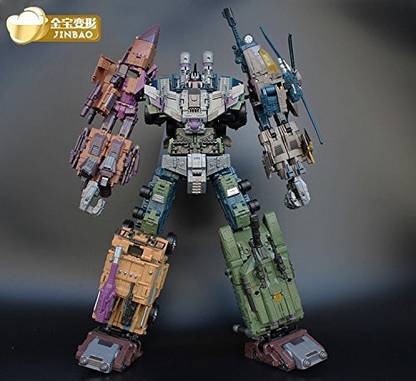 Bestgrey Transformers Jinbao Warbotron Bruticus Decepticons Oversized