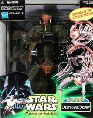 STAR WARS Power Of The Jedi Mega Action Destroyer Droid