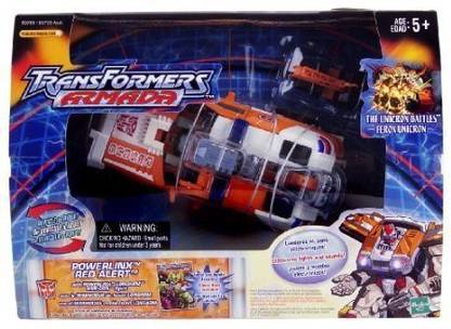 MDstore Transformers Armada Powerlinx Red Alert (Electronic Lights And Sounds) With Powerlinx Longarm Mini-Con