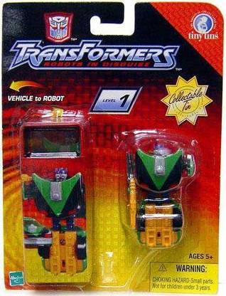 Hasbro Side Swipe Tiny Tin 2003 Transformers Rid R.I.D. Robots In Disguise