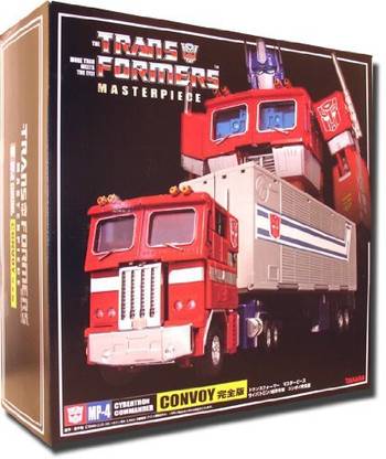 TRANSFORMERS Masterpiece Mp-04 Optimus Prime Convoy Complete Ver. Die-Cast Figure