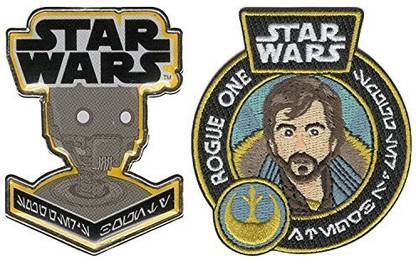 Smugglers Bounty Star Wars Rogue One K-2So Pin And Captain Cassian Andor Patch Funko