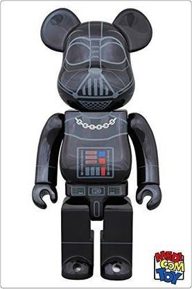 Medicom Toy Bearbrick Star Wars Darth Vader (Tm) Chrome Ver.400 Toy Bear Brick Star Wars Darth Vader (400%)