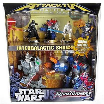 Hasbro Attacktix Battle Figure Game - Star Wars Vs. Transformers