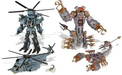 TRANSFORMERS Movie Figures: Blackout & Scorponok Desert Attack 2-Pack
